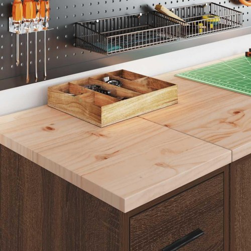 Garageopbevaringsskab brun eg 30x51x85 cm massivt træ fyrretræ