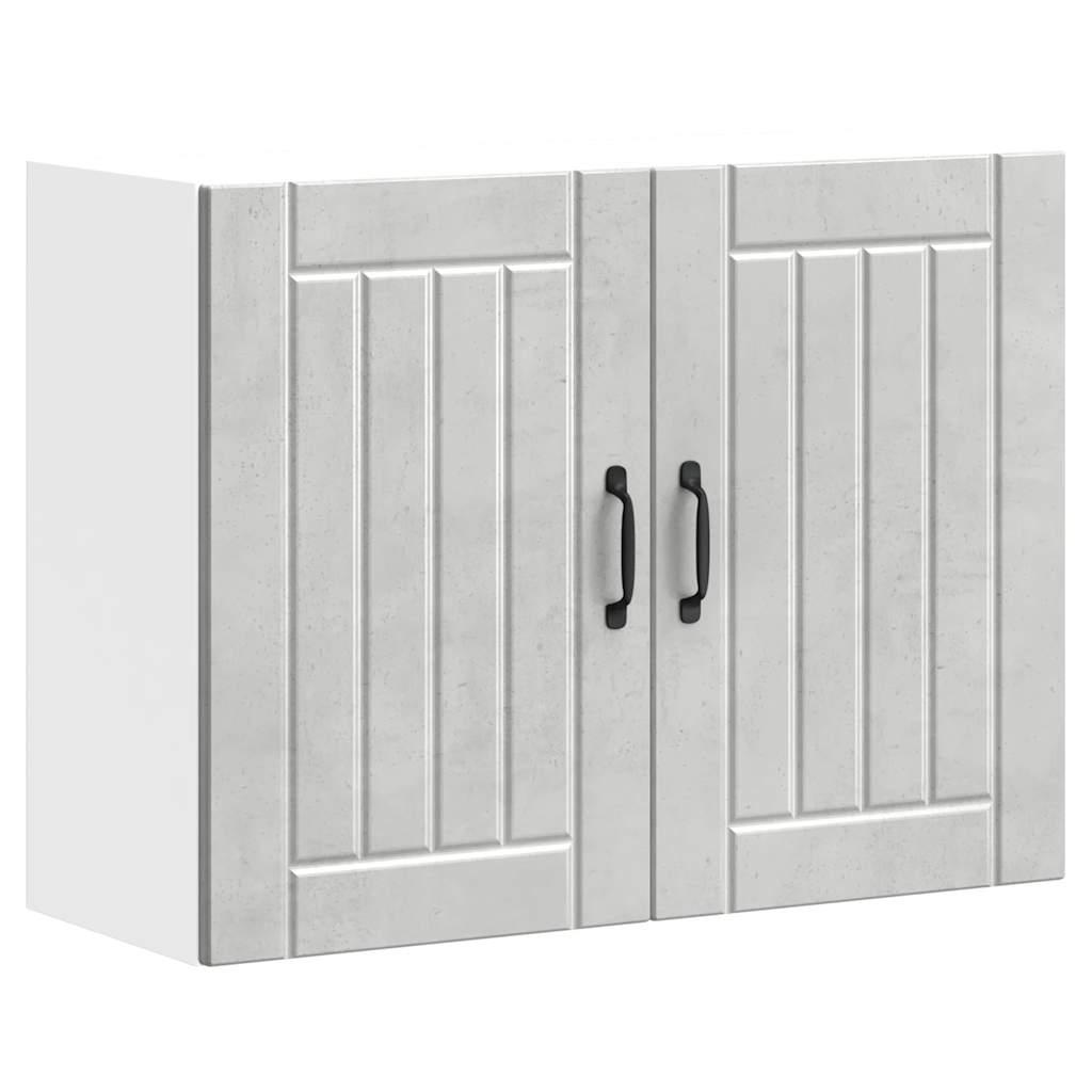 Køkkenvægskab Lucca beton grå konstrueret træ