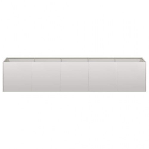Plantekasse i rustfrit stål 200 × 40 × 40 cm - højbed til have og terrasse
