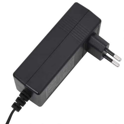 Eldrevet lænestol med løftefunktion stof skygrå