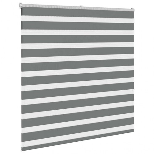Zebragardin mørkegrå 150×150 cm - stofbredde 145,9 cm, polyester