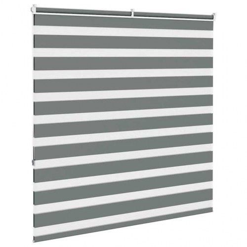 Zebragardin mørkegrå 150×150 cm - stofbredde 145,9 cm, polyester