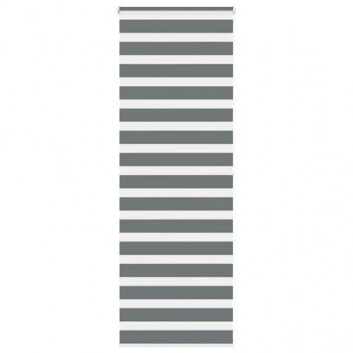 Zebragardin mørkegrå 90×200 cm - stofbredde 85,9 cm, polyester