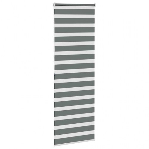 Zebragardin mørkegrå 90×200 cm - stofbredde 85,9 cm, polyester