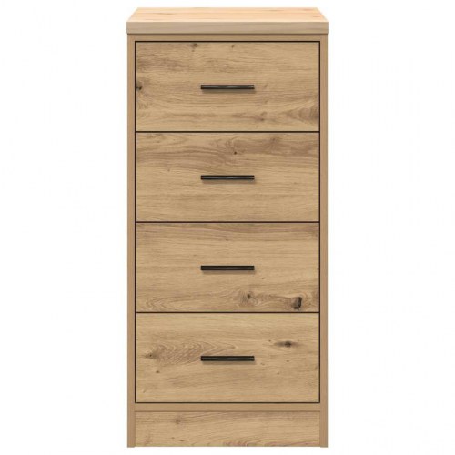 Garageopbevaringsskab i håndværks eg - 40 × 51 × 85 cm, 4 skuffer