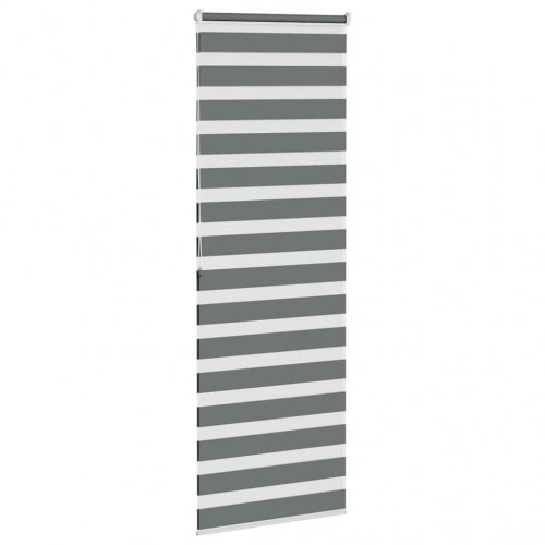 Zebragardin mørkegrå 85×200 cm - stofbredde 80,9 cm, polyester