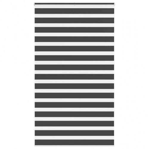 Zebragardin - sort 120×230 cm, stofbredde 115,9 cm, polyester