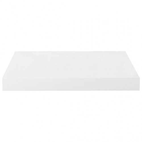 Væghylder 2 stk. - 40×23×3,8 cm i MDF, hvid højglans