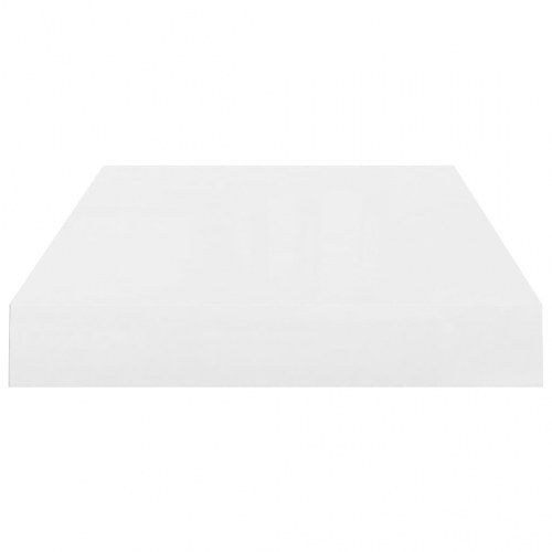 Væghylder 2 stk. - 40×23×3,8 cm i MDF, hvid højglans