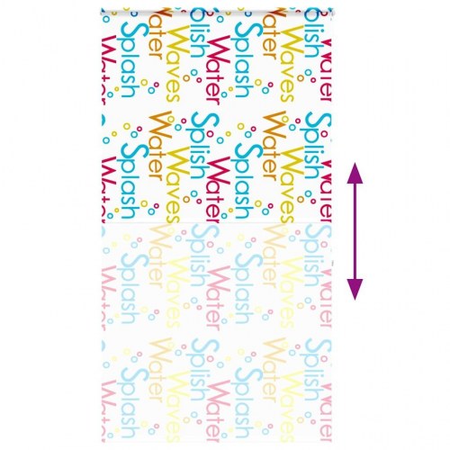 Bruserullegardin med kassette 130x240 cm Stofbredde 126 cm