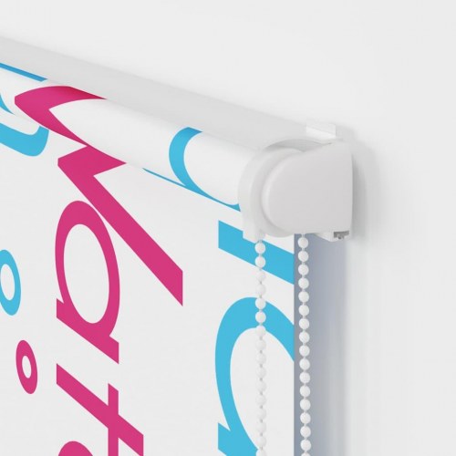 Bruserullegardin med kassette 130x240 cm Stofbredde 126 cm