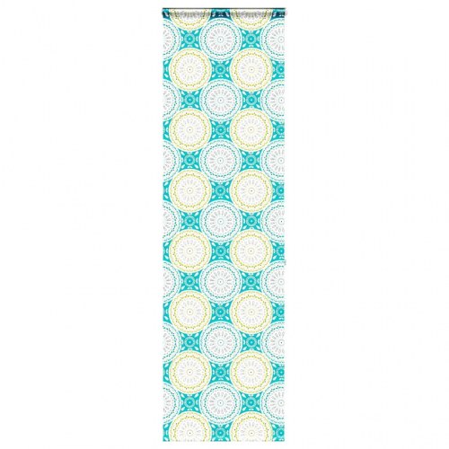 Bruserullegardin med kassette 80 x 240 cm - ornament