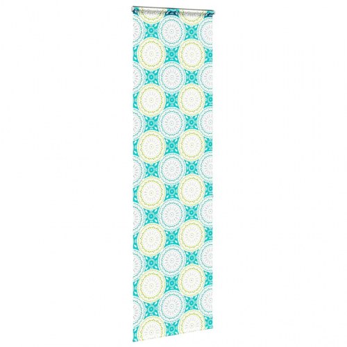 Bruserullegardin med kassette 80 x 240 cm - ornament