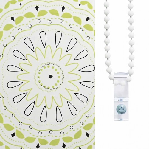 Bruserullegardin med kassette 140 x 240 cm - ornament