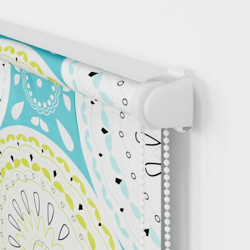 Bruserullegardin med kassette 140 x 240 cm - ornament