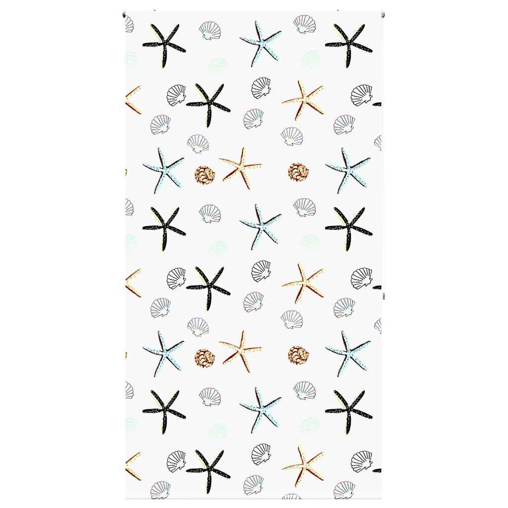 Bruserullegardin Stofbredde 156 Cm Skaldyr - uden kassette / 130 x 240 cm