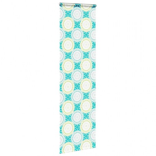 Bruserullegardin med kassette 70 x 240 cm - ornament
