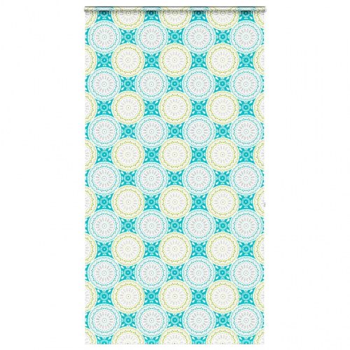 Bruserullegardin med kassette 130 x 240 cm - ornament