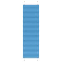 Plisségardin Blå 60x200 cm Stofbredde 59,4 cm Polyester