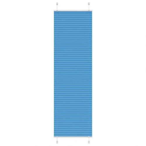 Plisségardin blå 60×200 cm - stofbredde 59,4 cm, polyester