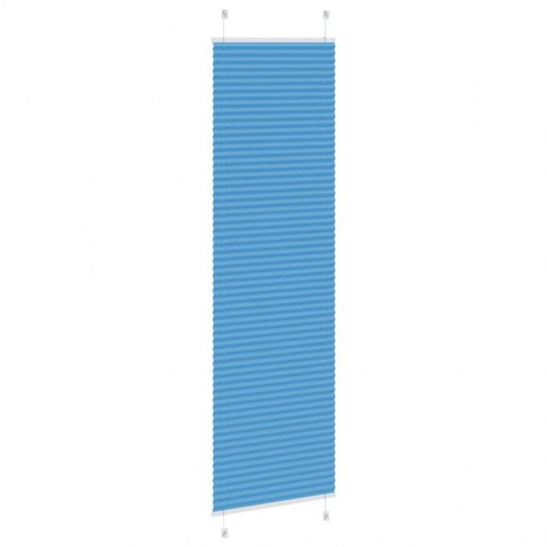 Plisségardin blå 60×200 cm - stofbredde 59,4 cm, polyester