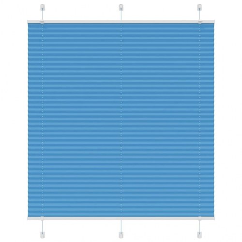 Plisségardin blå 120×150 cm - stofbredde 119,4 cm i polyester