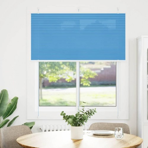 Plisségardin blå 120×150 cm - stofbredde 119,4 cm i polyester