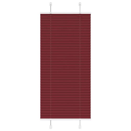 Plisségardin Bordeauxrød 60x100 cm Stofbredde 59,4 cm Polyester