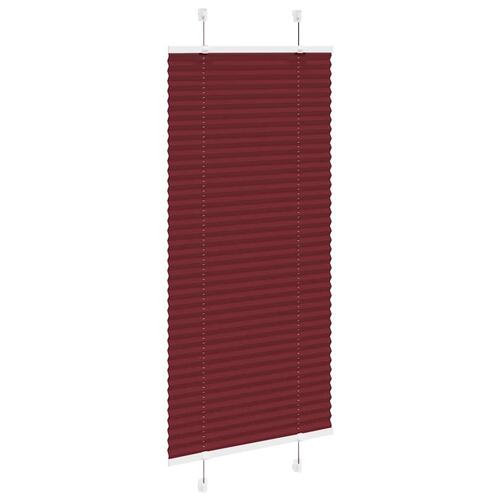 Plisségardin Bordeauxrød 60x100 cm Stofbredde 59,4 cm Polyester