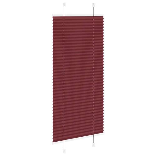 Plisségardin Bordeauxrød 60x100 cm Stofbredde 59,4 cm Polyester