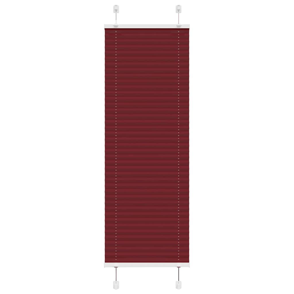 Plisségardin Bordeauxrød 45x100 cm Stofbredde 44,4 cm Polyester
