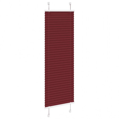 Plisségardin bordeauxrød 45×100 cm - stofbredde 44,4 cm, polyester
