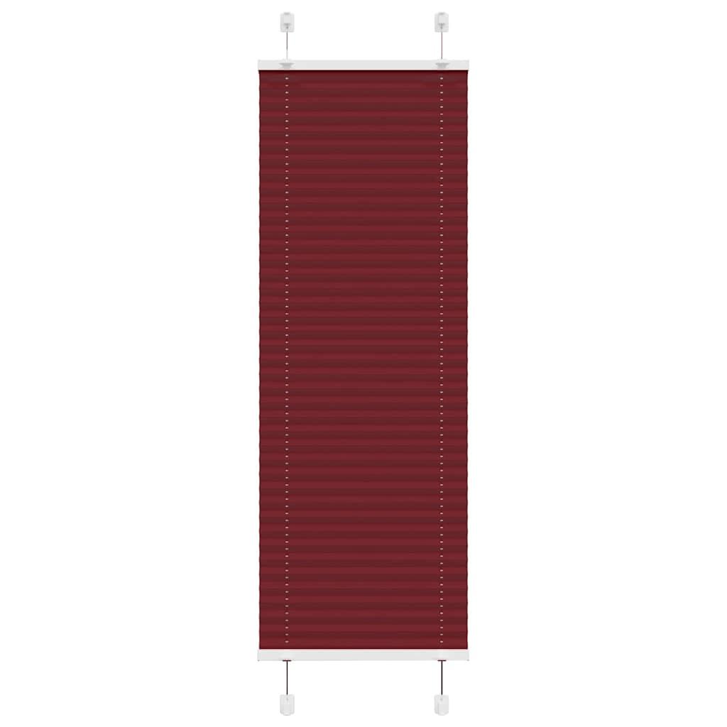 Plisségardin Bordeauxrød 40x100 cm Stofbredde 39,4 cm Polyester
