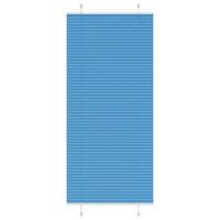 Plisségardin Blå 90x200 cm Stofbredde 89,4 cm Polyester