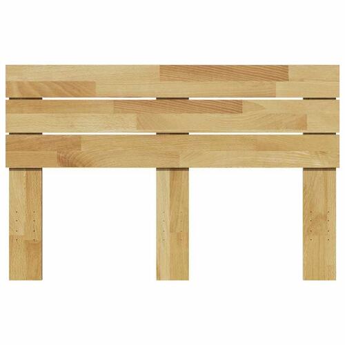 Hovedgærde 120 cm Massivt træ Eg