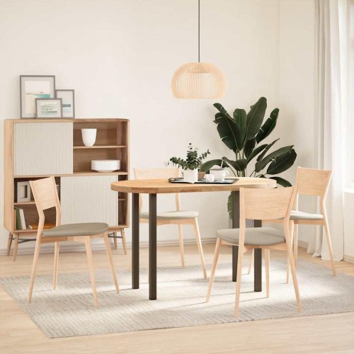 Bordben 4 stk. naturstål 72-74 cm