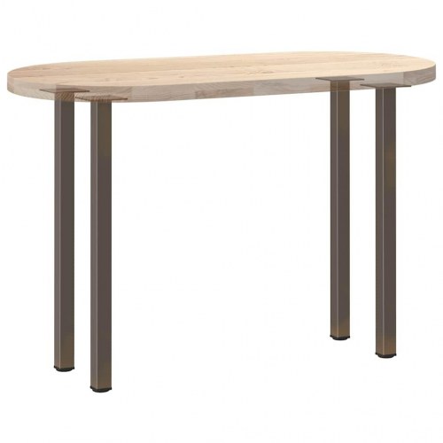 Bordben 4 stk. naturstål 72-74 cm