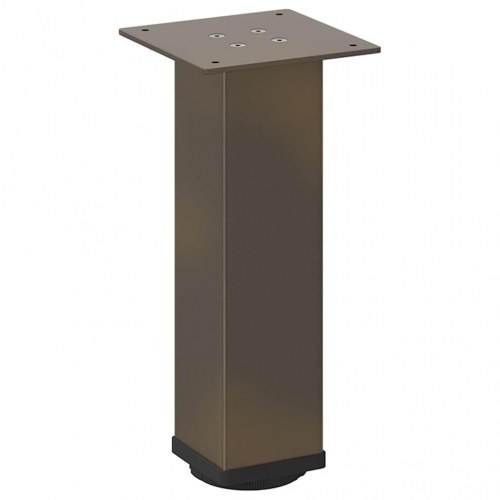 Sofabordsben 4 stk. naturstål 42-44 cm