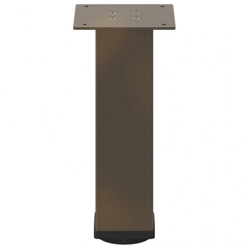Sofabordsben 4 stk. naturstål 42-44 cm
