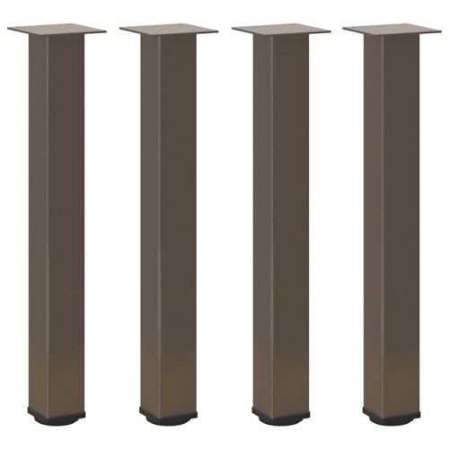 Bordben 4 stk. naturstål 72-74 cm