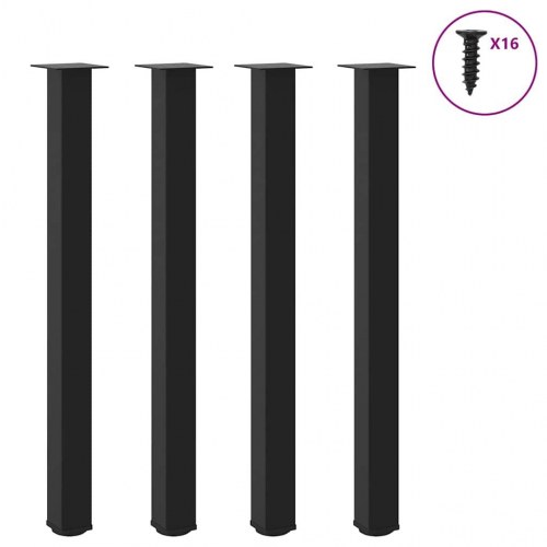 Barbordsben 4 stk. - sort, 110-112 cm