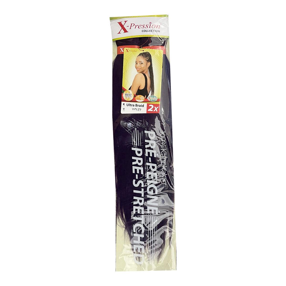 Extensions Til Håret X Pression Pre Peigne Violet 2 Enheder