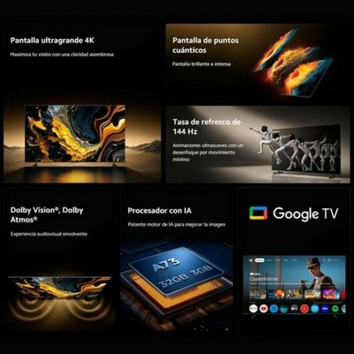 4K QLED Smart TV Xiaomi 85" ELA5730EU (Google TV)