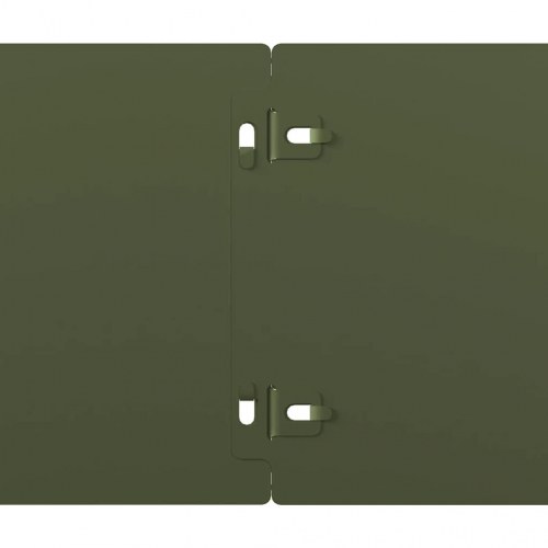 Plænekant 50 stk - koldvalset stål 15 × 103 cm, olivengrøn