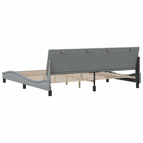 Sengeramme uden madras Hanko 200 x 200 cm - lysegrå