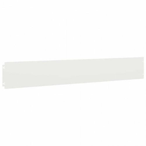 Plænekanter - 10 stk. hvid koldvalset stål, 15 × 103 cm