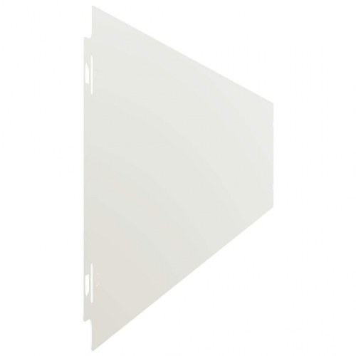 Plænekanter - 10 stk. hvid koldvalset stål, 15 × 103 cm