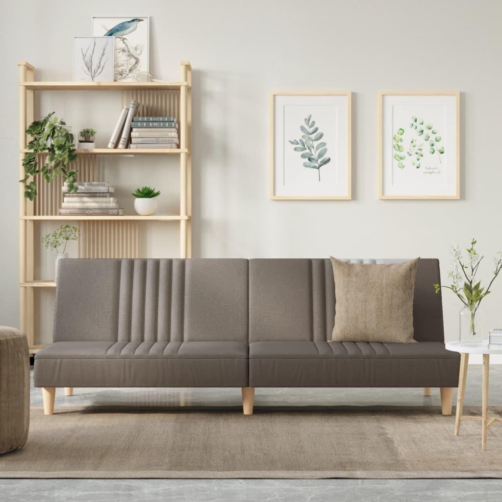 Sovesofa stof gråbrun