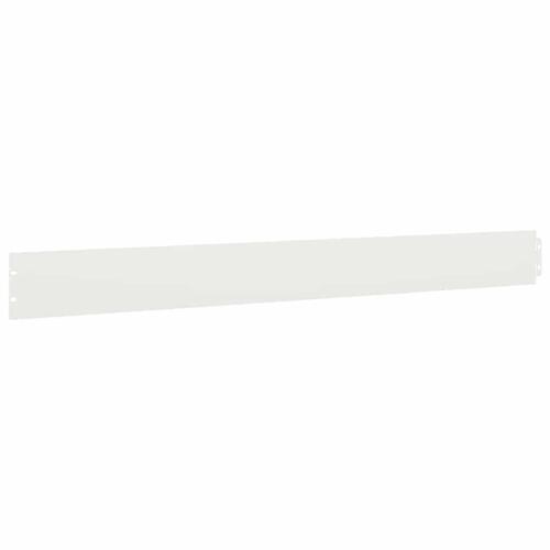 Plænekanter 50 stk. 10x103 cm koldvalset stål hvid