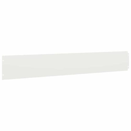 Plænekanter 50 stk. 15x103 cm koldvalset stål hvid
